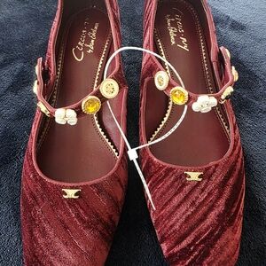 Circus by Sam Edelman Red and Gold Heels